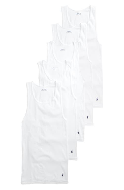 Polo Ralph Lauren Classic Cotton Solid Undershirt 5 Product Image