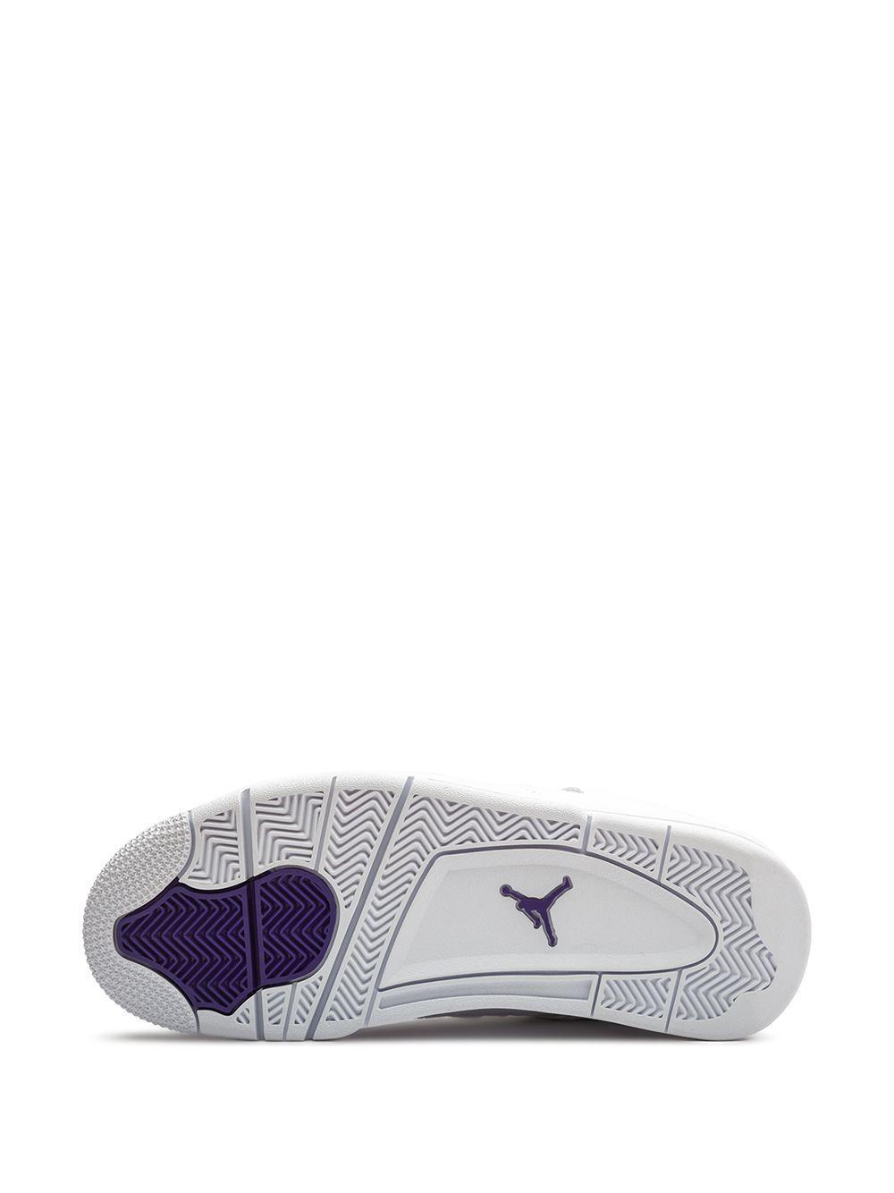 Air Jordan 4 Retro "Metallic Pack - Purple" sneakers Product Image