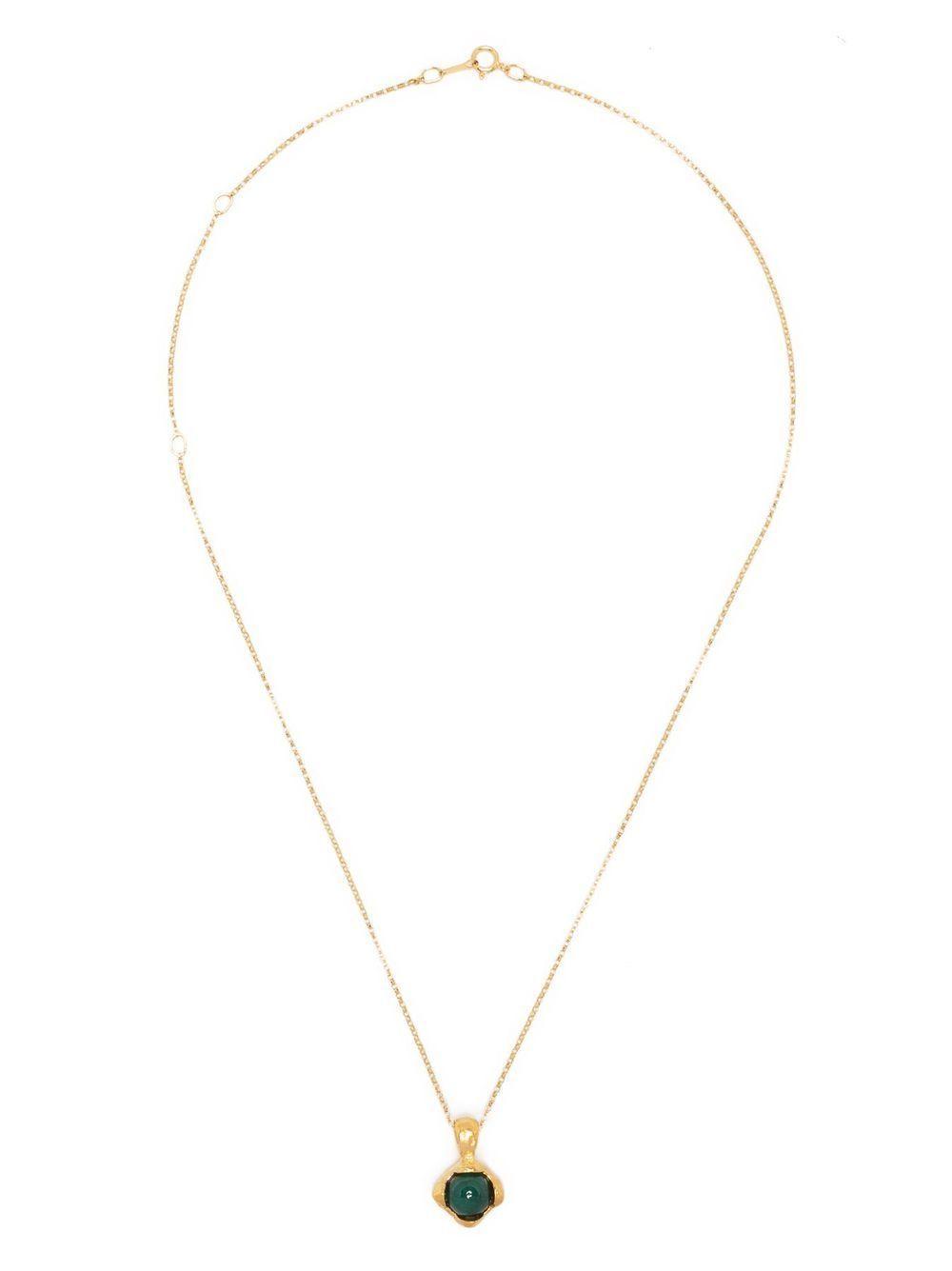 The Eye of the Storm emerald necklace Product Image