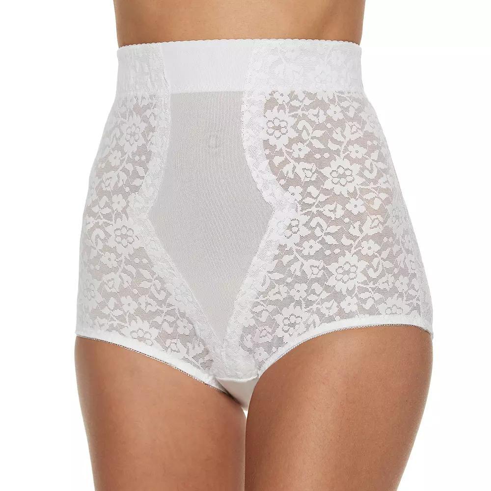 Women's Lunaire Firm Control High-Wasit Lace Brief 469-K, Size: 2XL, White Product Image