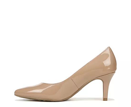 LifeStride Sevyn Women's High Heels, Size: 9 Wide, Desert Brown Patent Product Image