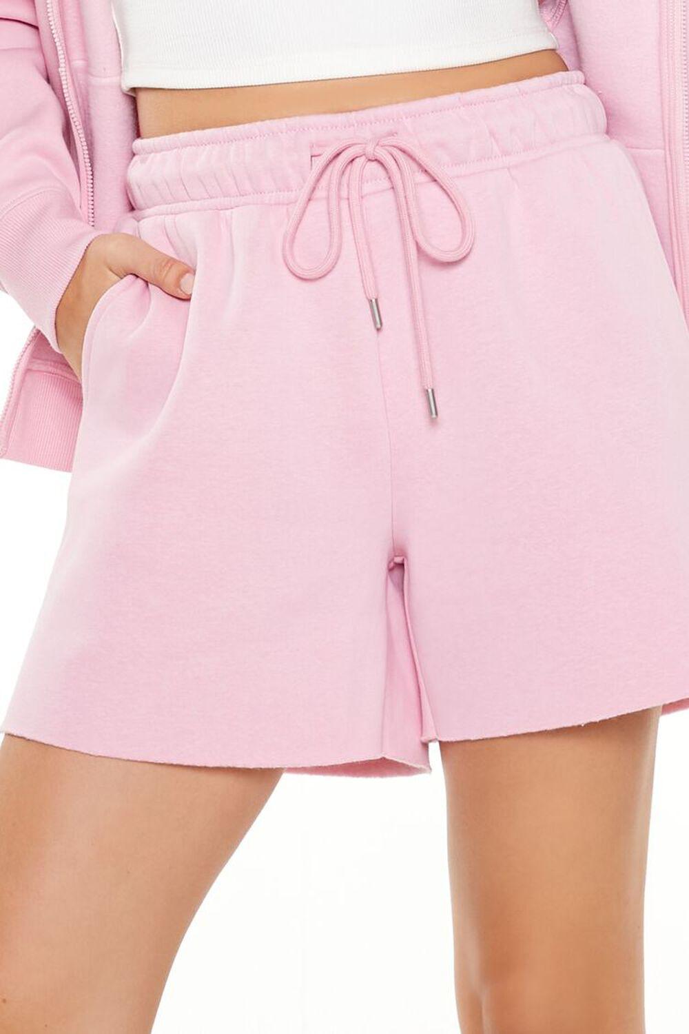 Raw-Cut Fleece Sweatshorts | Forever 21 Product Image