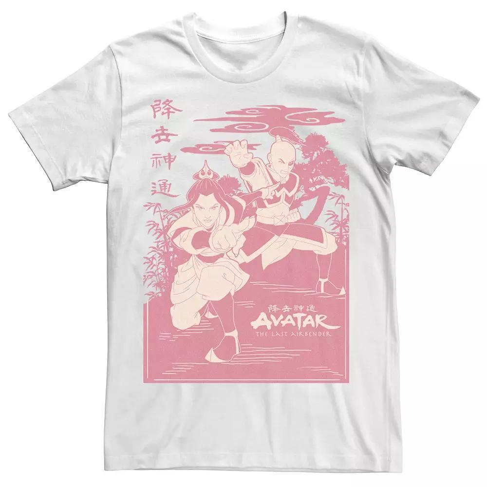 Big & Tall Avatar: The Last Airbender Zuko & Azula Fire Nation Tee, Men's, Size: 5XL, White Product Image