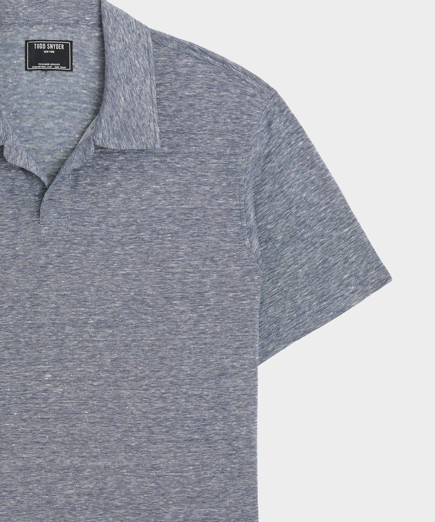Cotton-Linen Pique Montauk Polo Product Image