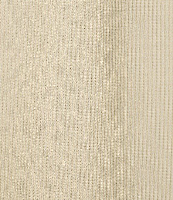 Nurture by Westbound Petite Size Knit 3/4 Sleeve Crew Neck Eyelet Detail Top Product Image