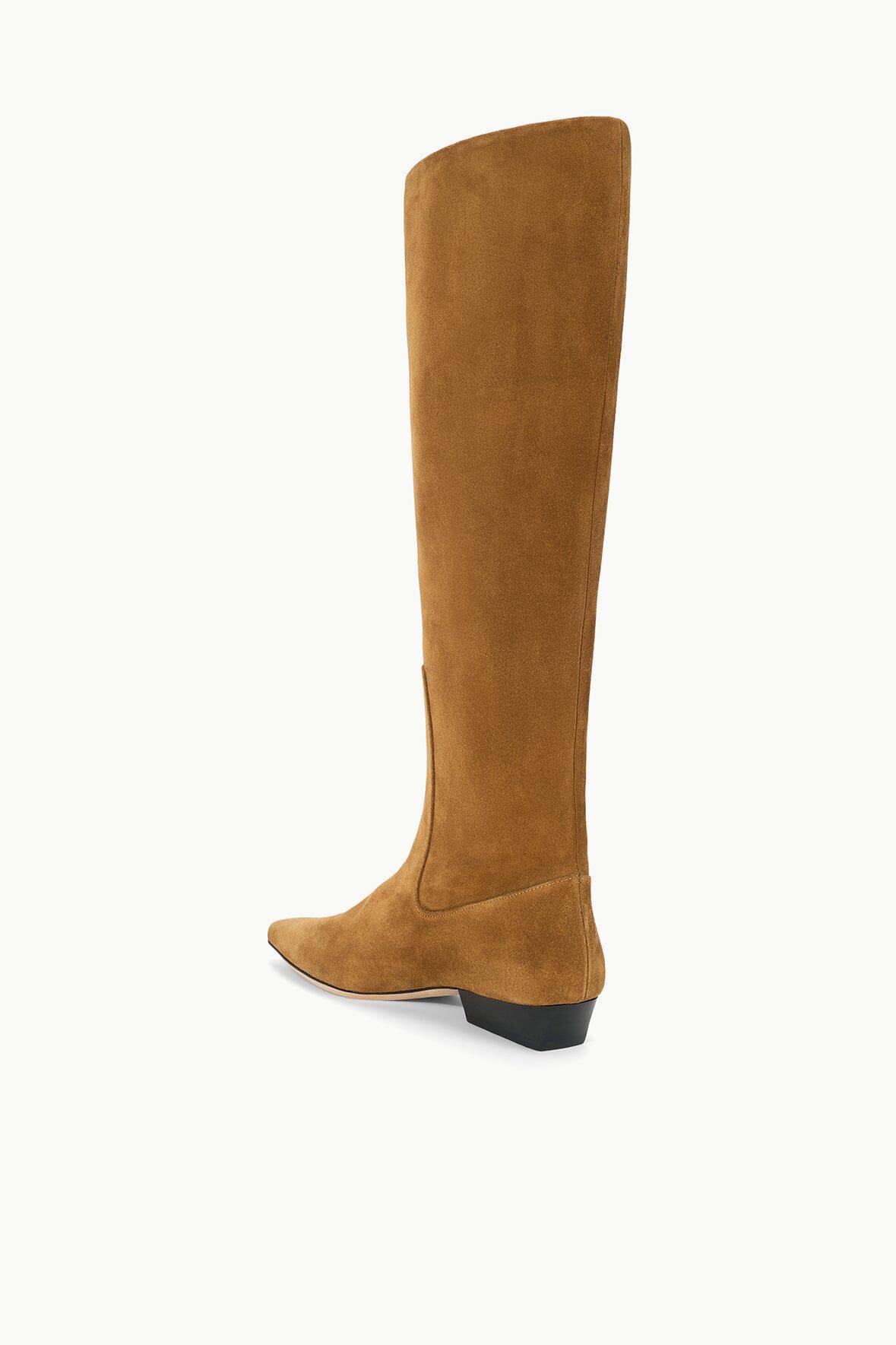 WALLY FLAT BOOT | TAN SUEDE Product Image