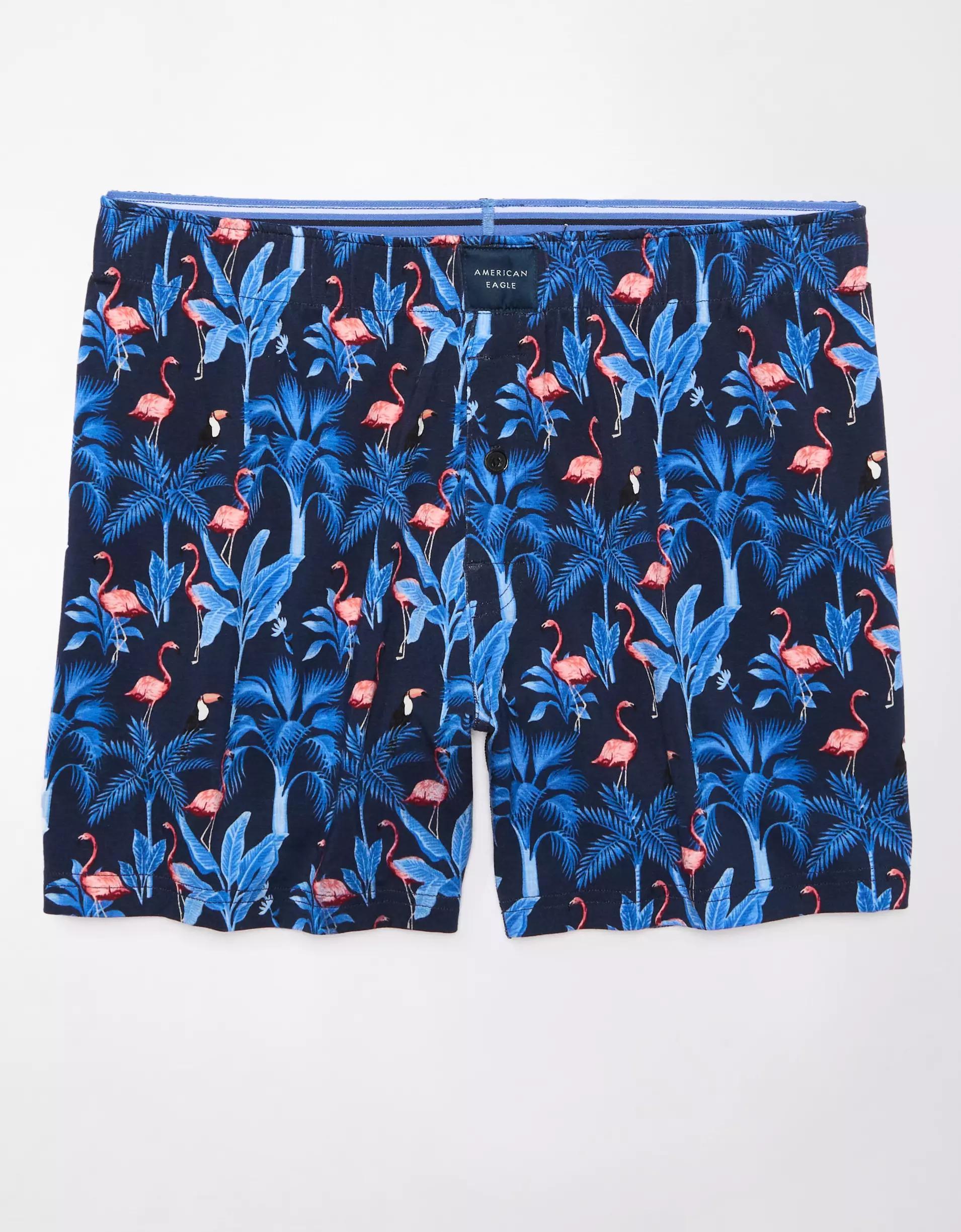 AEO Men's Houndstooth Slim Knit Ultra Soft Boxer Short Product Image