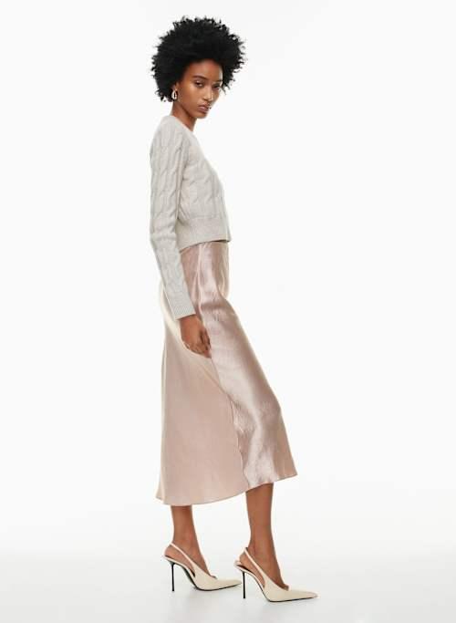 slip satin maxi skirt Product Image