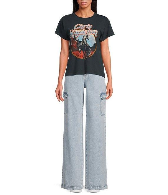 Daydreamer Knit Crew Neck Long Sleeve Stapleton Tee Product Image