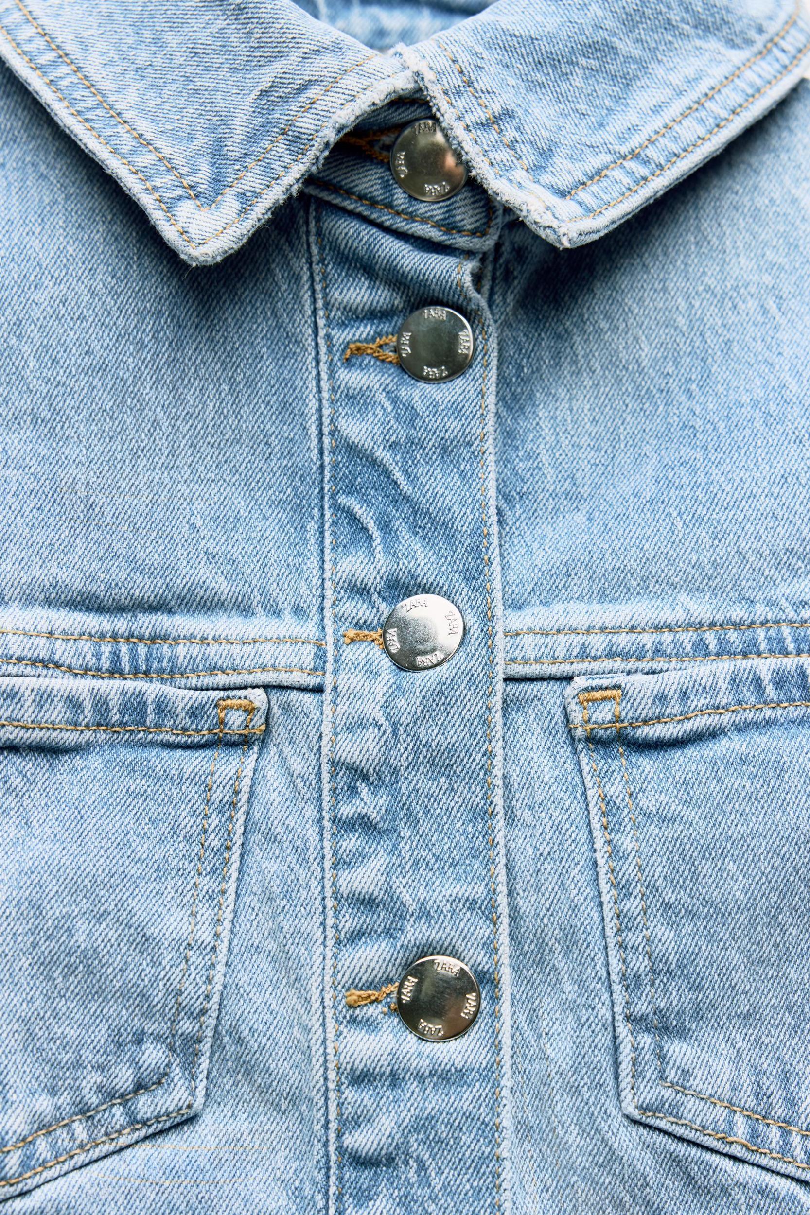 Z1975 FITTED DENIM MINI DRESS Product Image