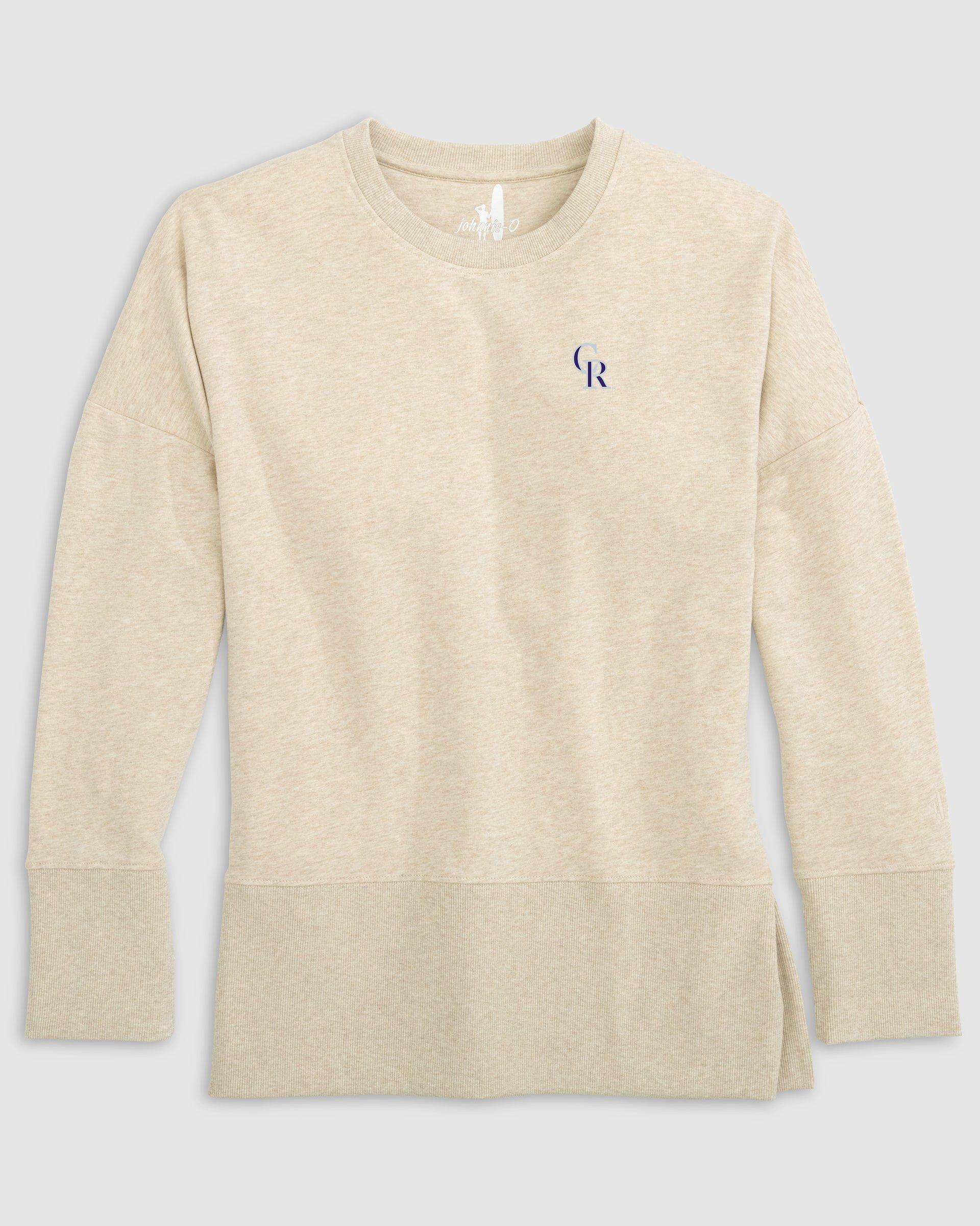 Calgary Flames Freeman Crewneck Fleece Sweatshirt Product Image