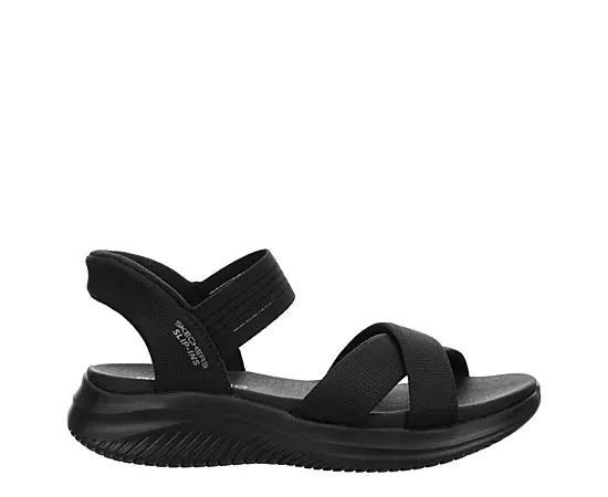 Skechers Hands Free Slip-ins® Ultra Flex 3.0 Never Better Women's Sandals, Size: 6, Black Product Image
