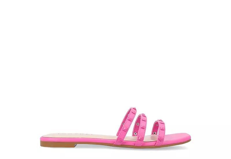Journee Camarie Women's Embellished Strappy Sandal, Size: 8.5, Beige Product Image
