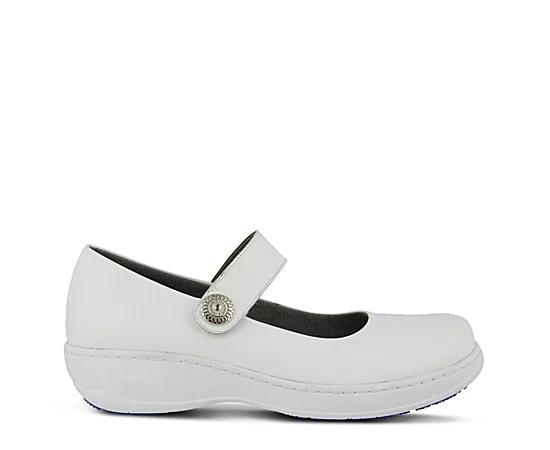 Spring Step Wisteria Women's Mary Jane Shoes, Size: 6.5 Medium, White Product Image