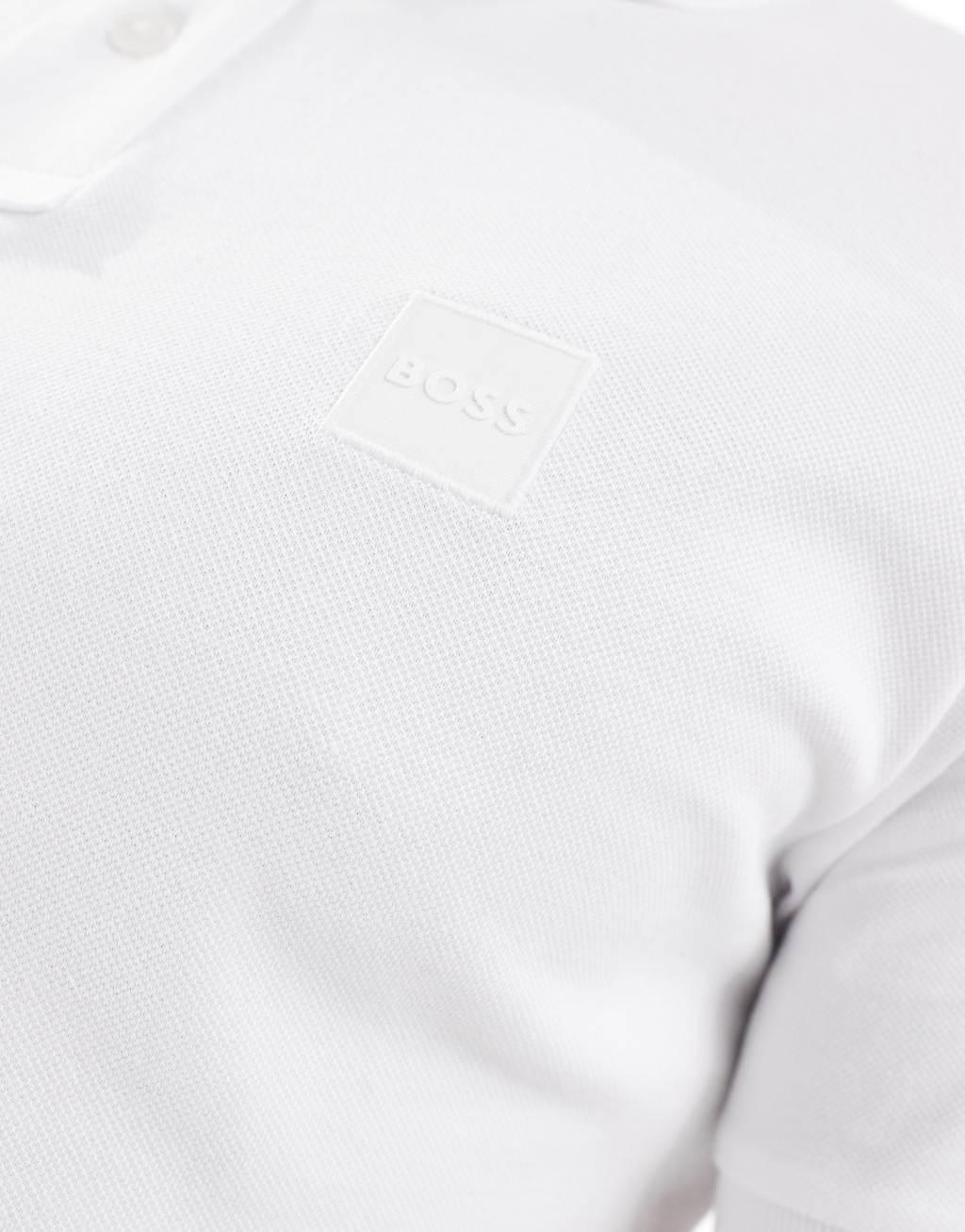 BOSS Passenger polo top in white Product Image