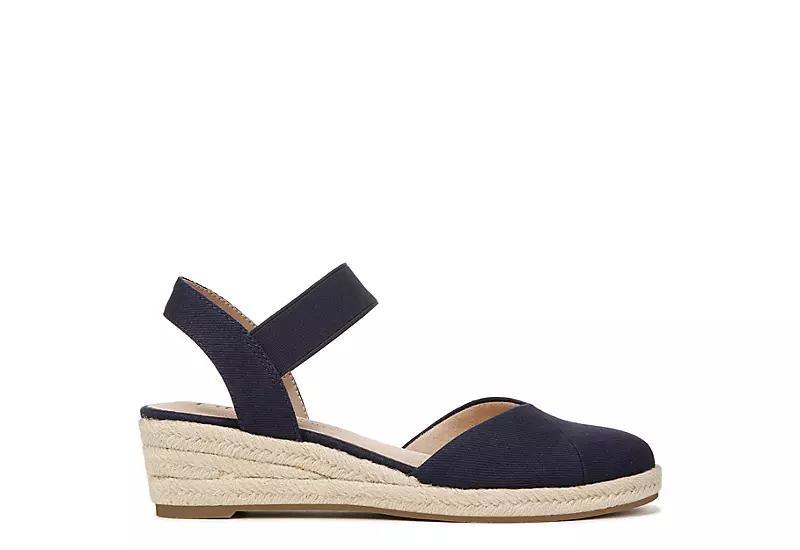 LifeStride Kimmie Women's Espadrille Wedges, Size: 10 Wide, Lux Blue Product Image