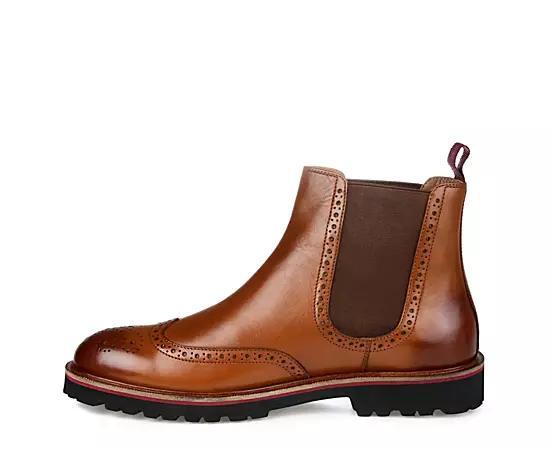 Thomas & Vine Nash Mens Wingtip Chelsea Ankle Boots Product Image