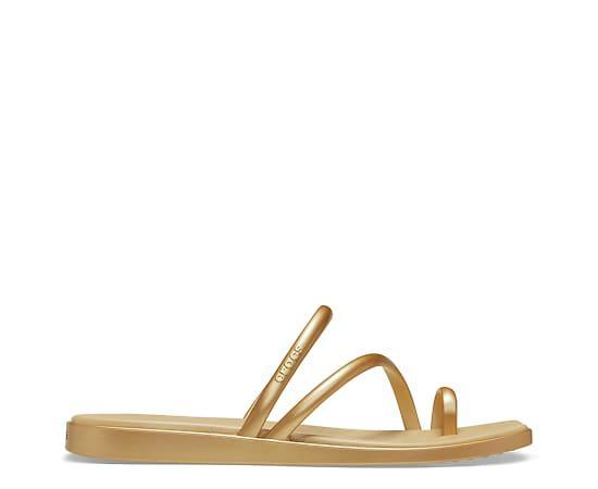 Crocs Womens Miami Metallic Toe Loop Sandal Product Image
