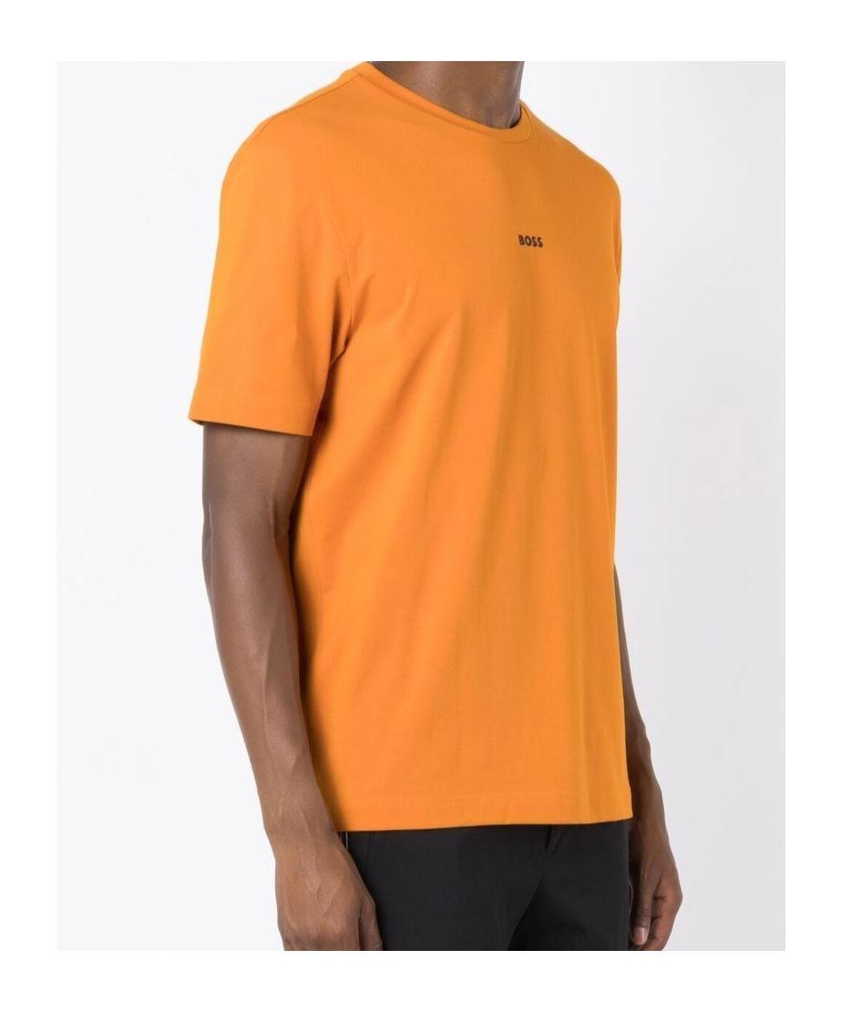 HUGO BOSS Item O-neck Short-sleeved T-shirt In Orange Product Image