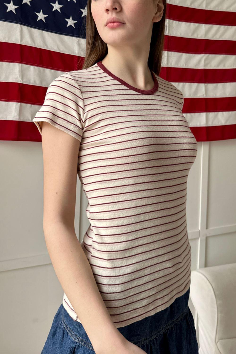 Hailie Long Striped Top Product Image