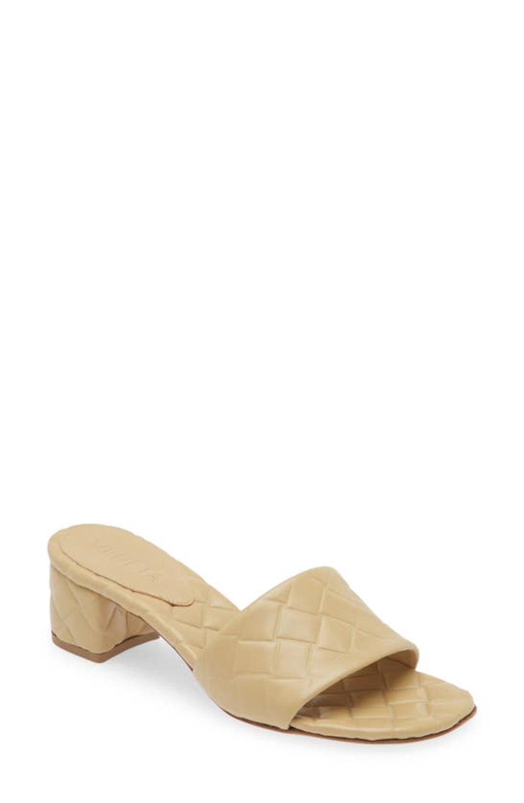 Womens 45MM Quilted Leather Mules Product Image