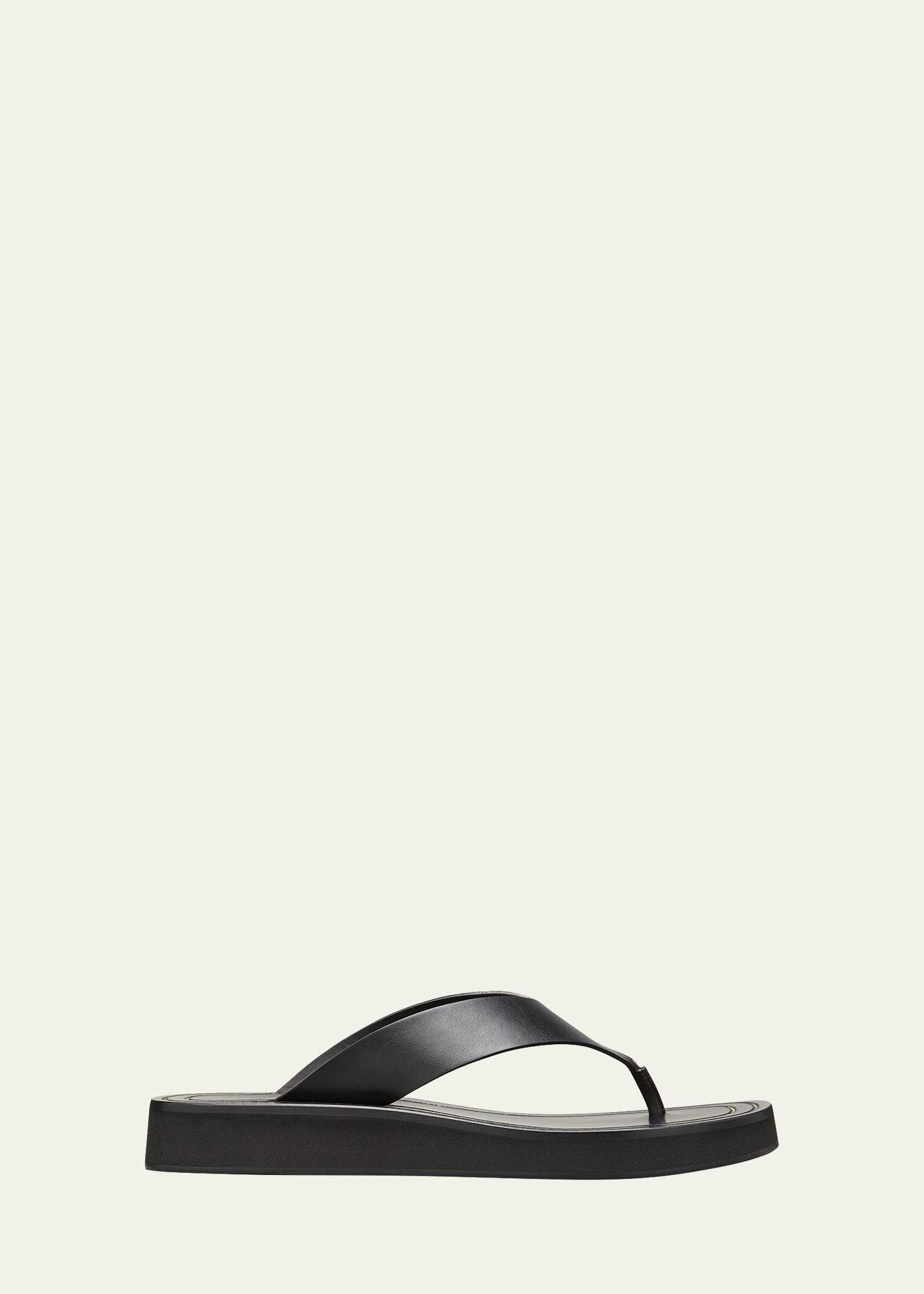 Ginza Flip-Flop Smooth Calfskin Sandals Product Image