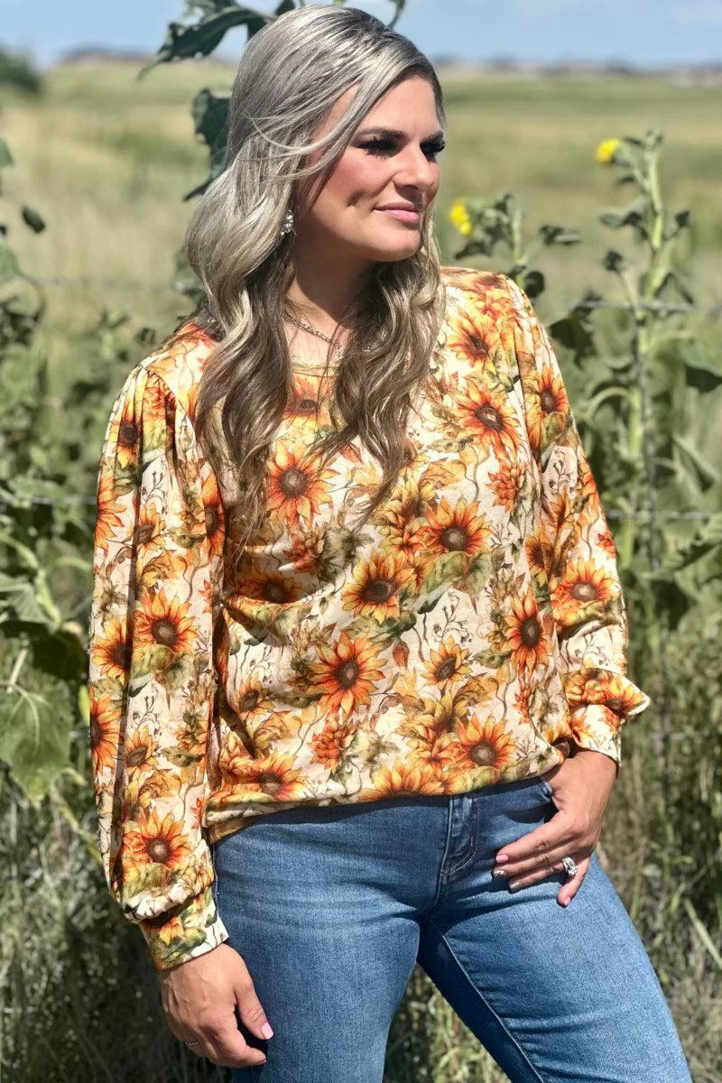 Sterling Kreek Golden Harvest Knit Top Product Image