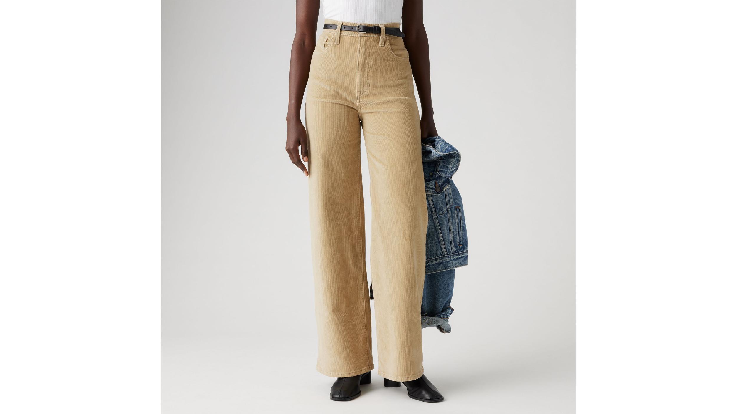 Ribcage Wide Leg Corduroy Women's Jeans Product Image
