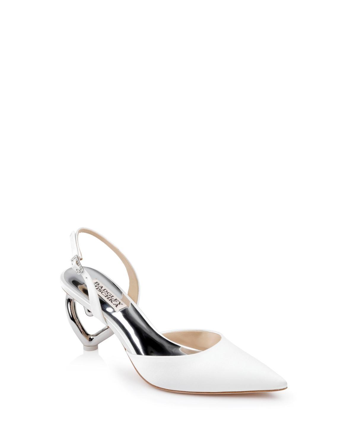 Badgley Mischka Womens Kamilah Pointed Ankle Strap High Heel Sandals Product Image