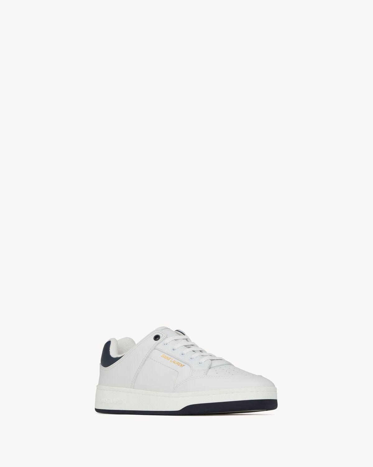 SL/61 sneakers in grained leather | Saint Laurent | YSL.com Product Image