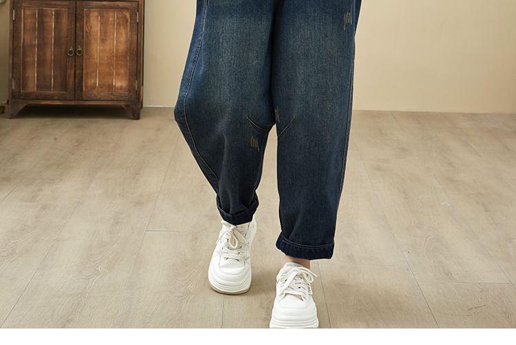 Collared Mock Two-Piece Striped Panel Pullover Product Image