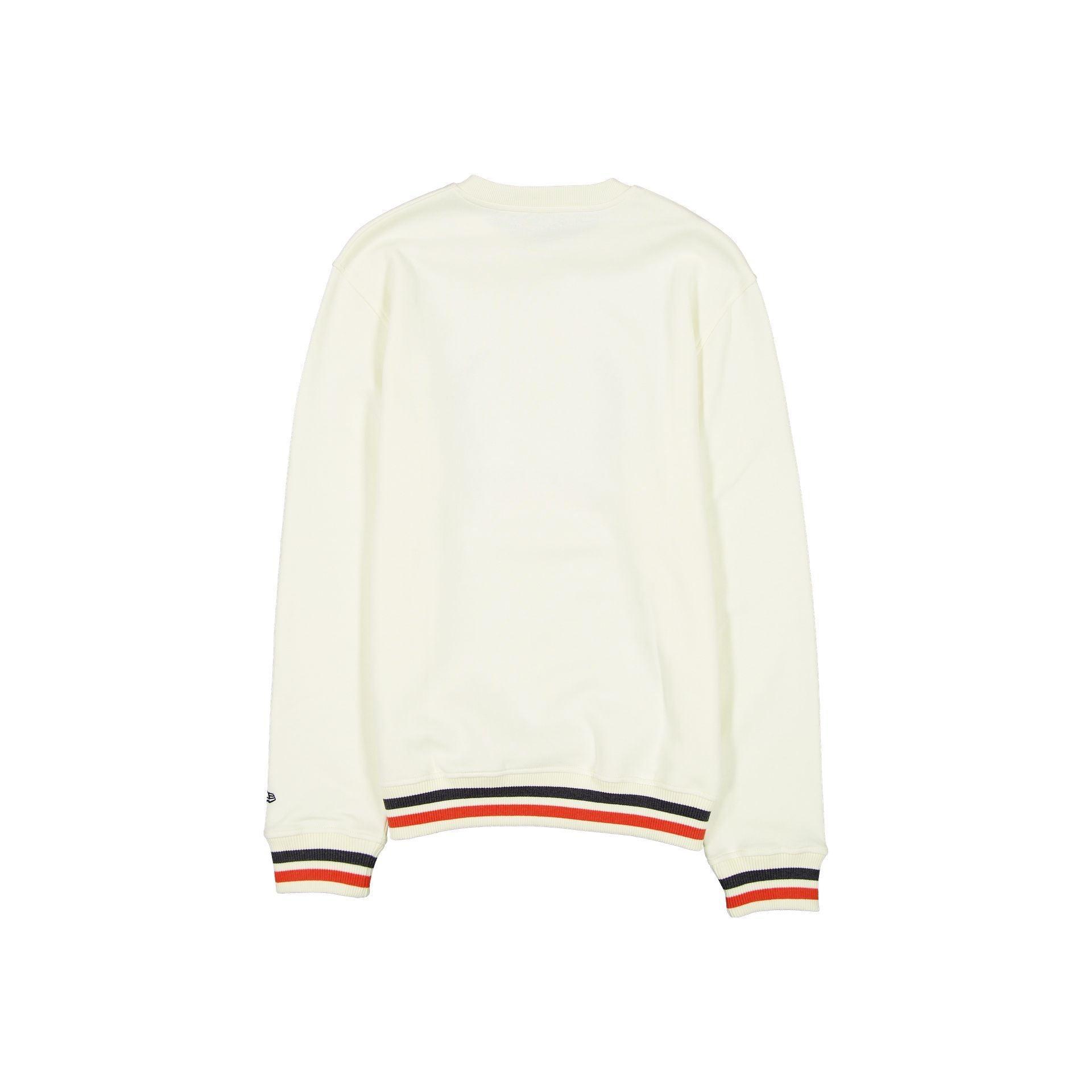 Houston Astros Throwback Chrome White Crewneck Male Product Image