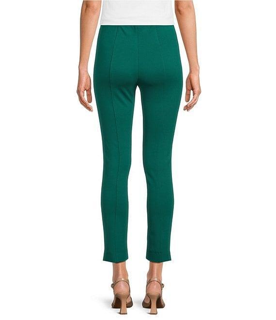 Slim Factor by Investments Coordinating Ponte Knit Ankle Skinny Pants Product Image