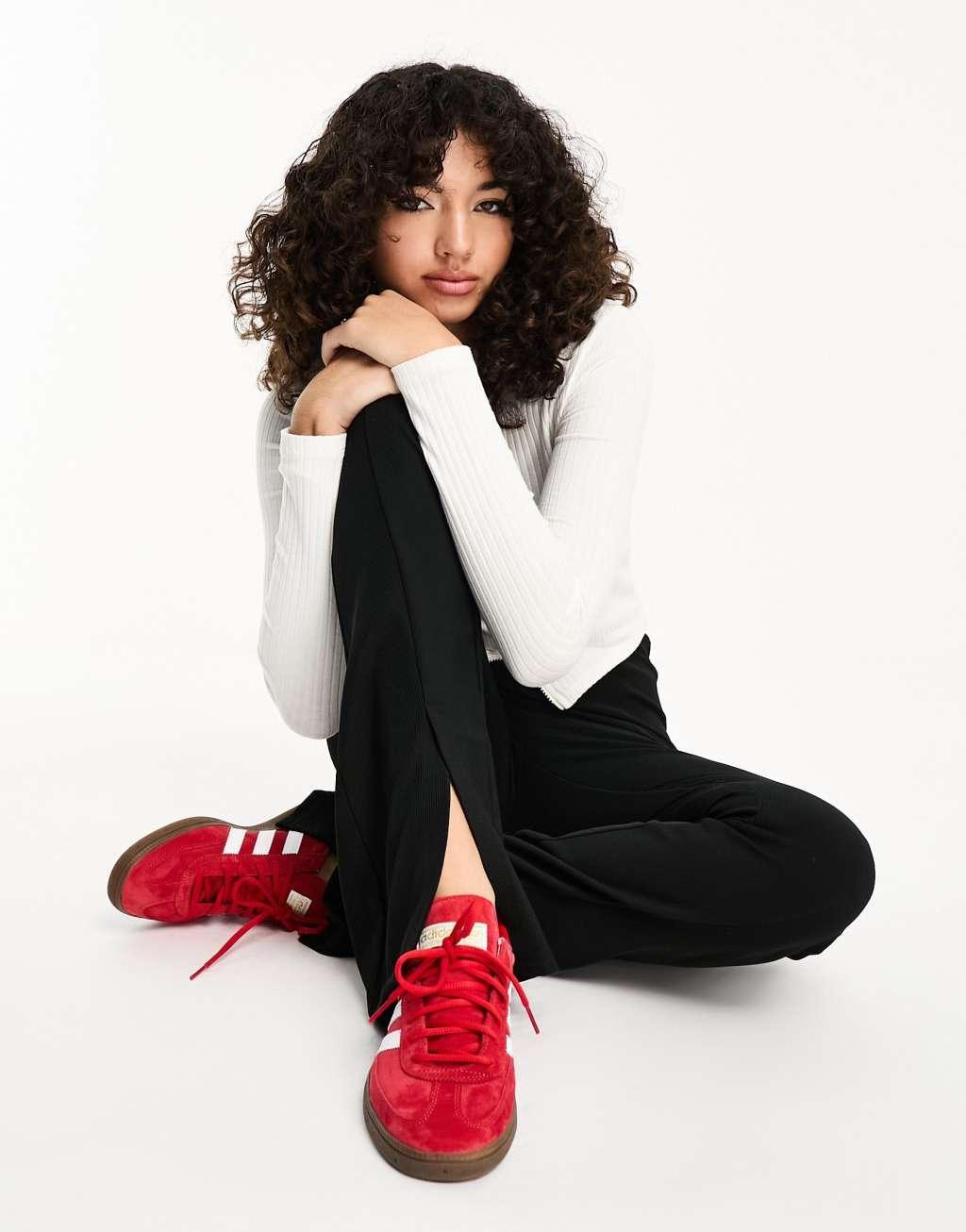 Only Tall high rise split front legging pants Product Image
