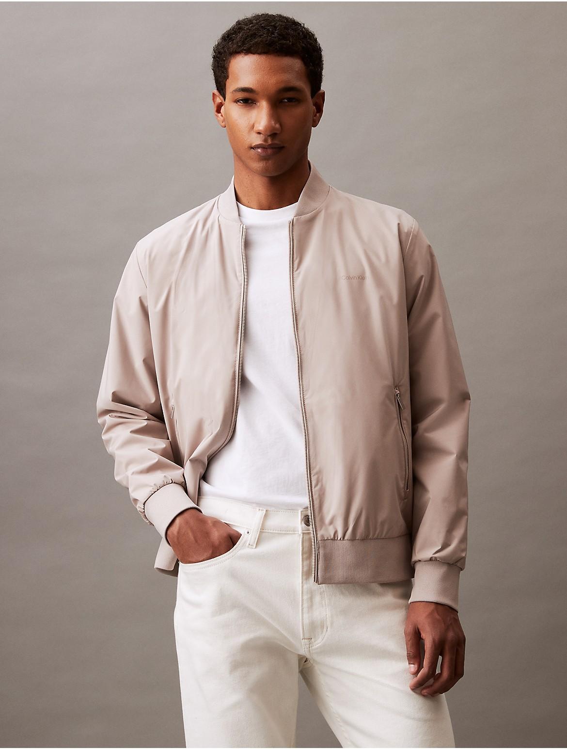 Calvin Klein Men's Matte Bomber Jacket - Blue - XXL Product Image
