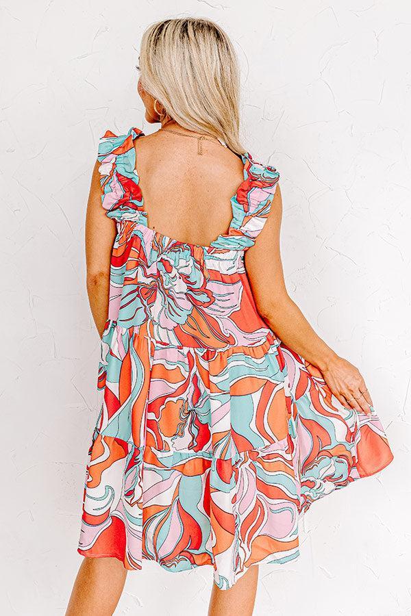 Popular Retreat Mini Dress in Scarlet Product Image