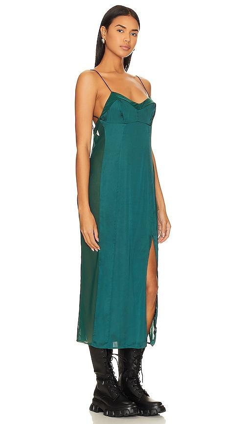 x Intimately FP City Cool Midi Slip In Evergreen Free People Product Image