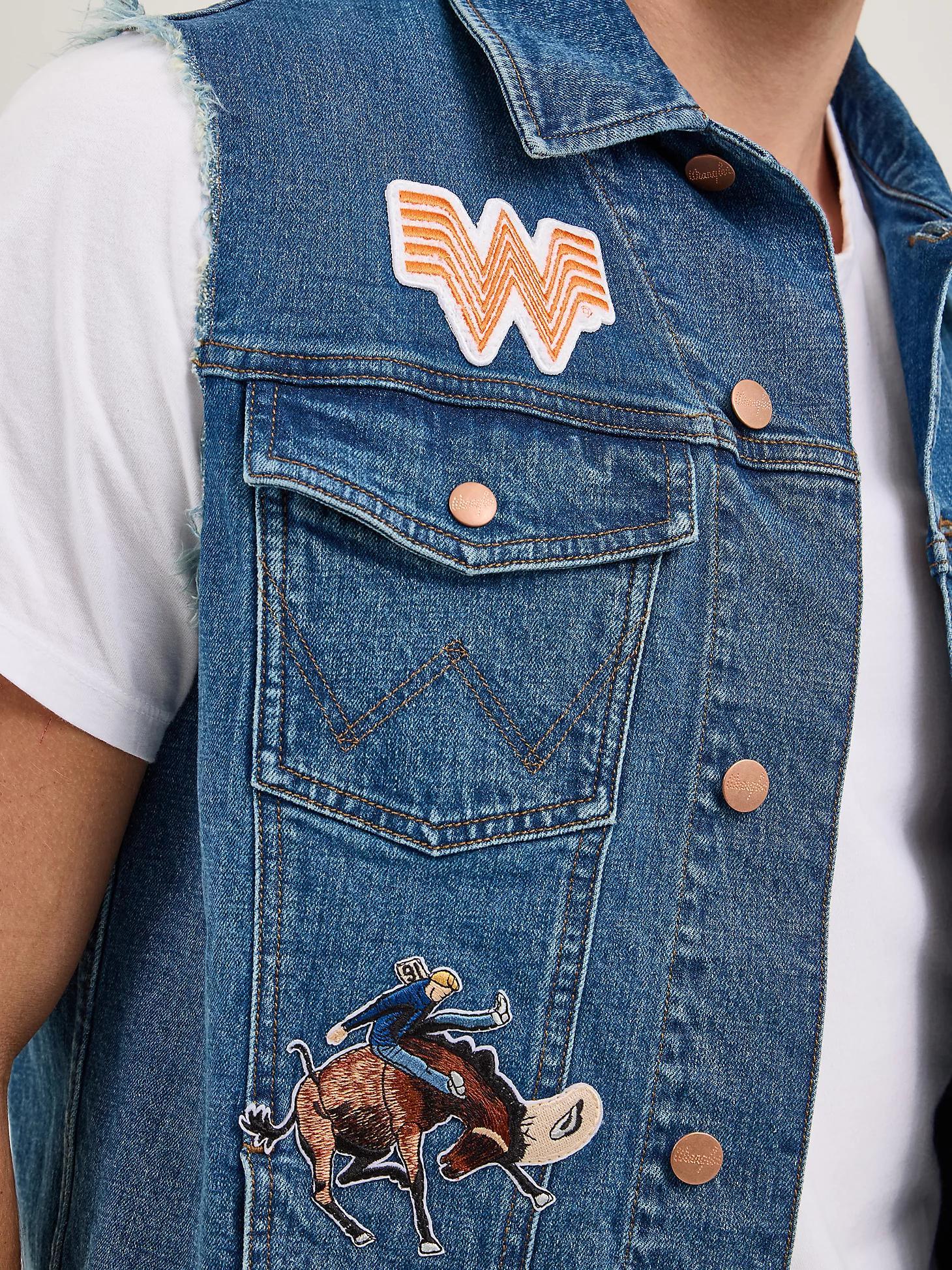 Wrangler x Whataburger Men's Cut-Off Vest | Men's JACKETS & OUTERWEAR | Wrangler® Product Image