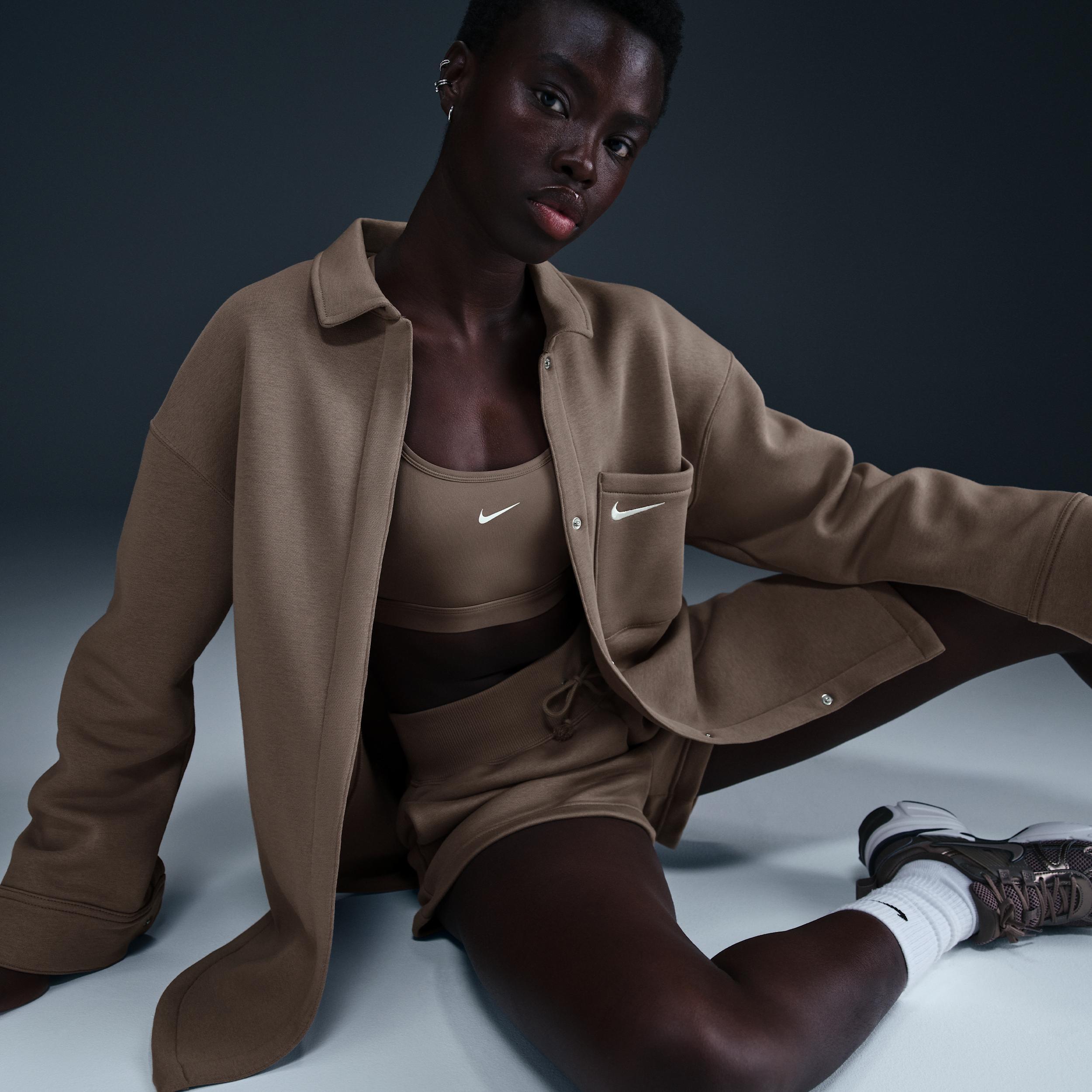 Women's Nike Sportswear Phoenix Fleece Oversized Shirt Jacket Product Image