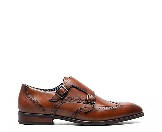 Stacy Adams Mens Karson Wingtip Double Monk Strap Product Image