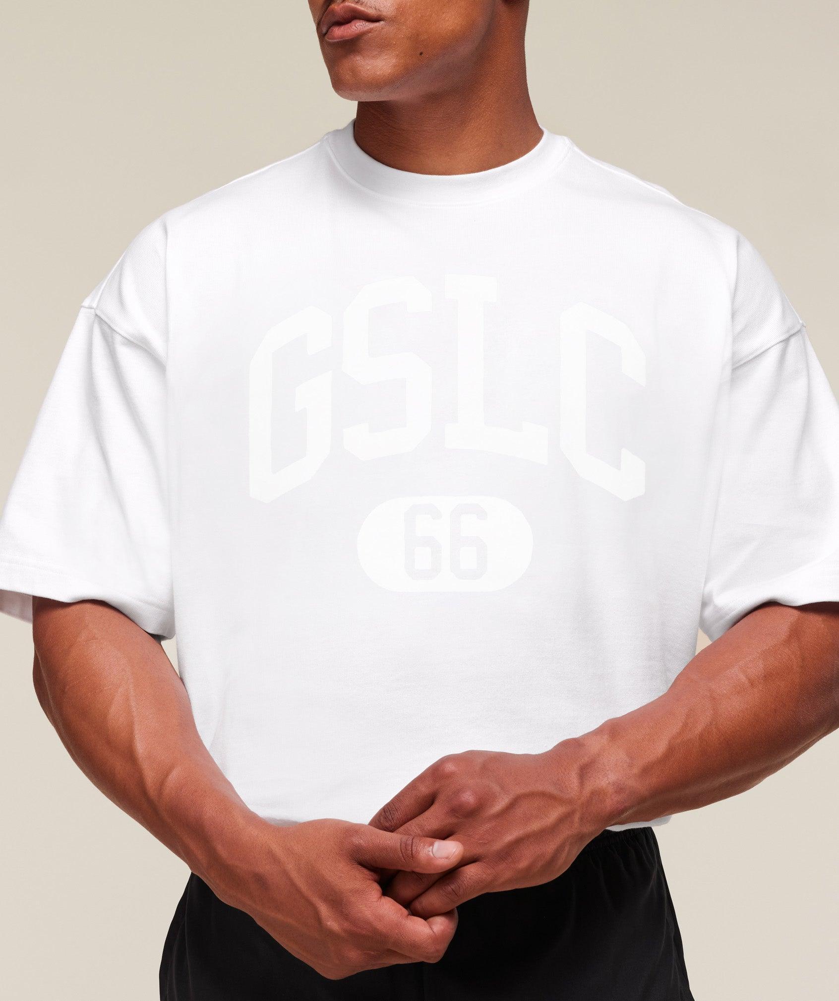 Gymshark GSLC T-Shirt - White Male Product Image