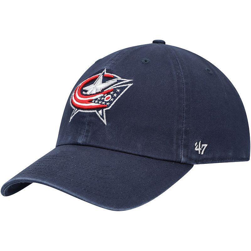 Mens 47 Columbus Blue Jackets Team Clean Up Adjustable Hat Product Image