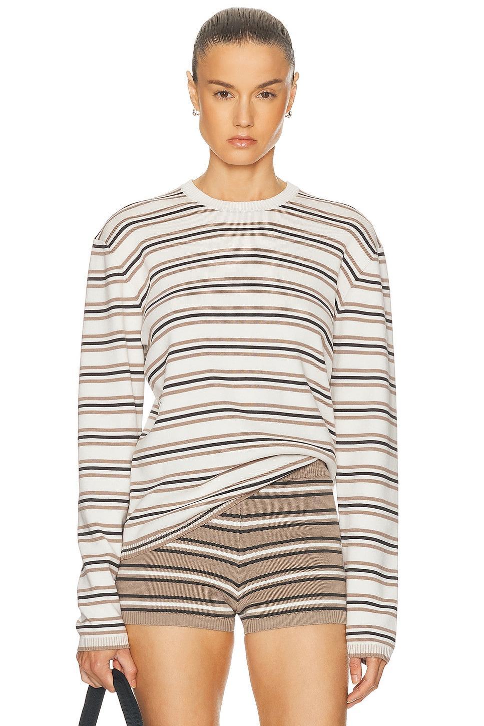 Cydnee Striped Oversized Sweater Product Image