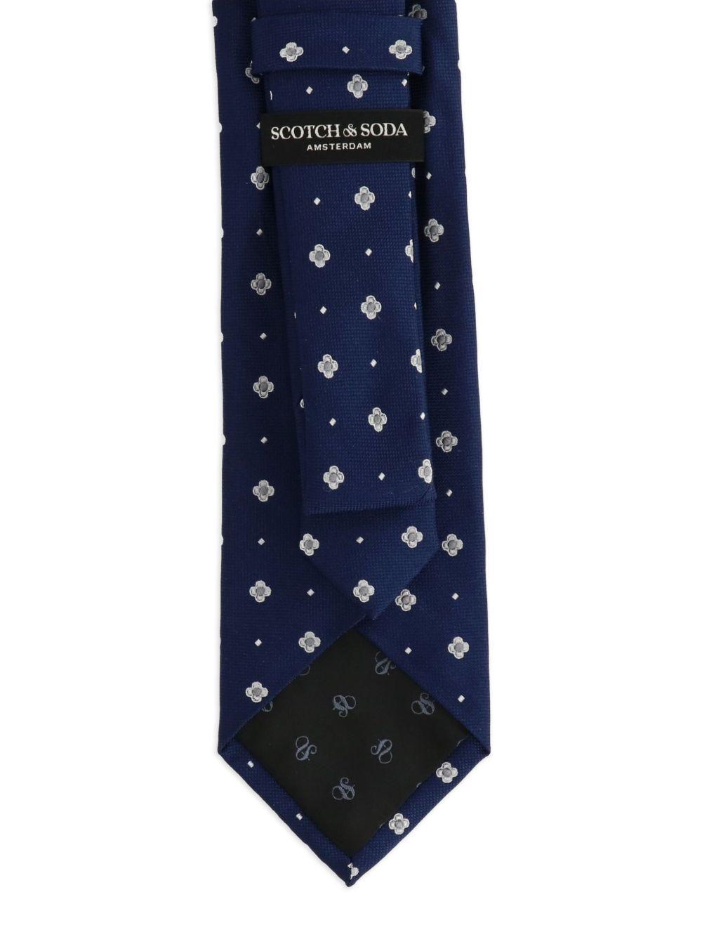 patterned-jacquard tie Product Image