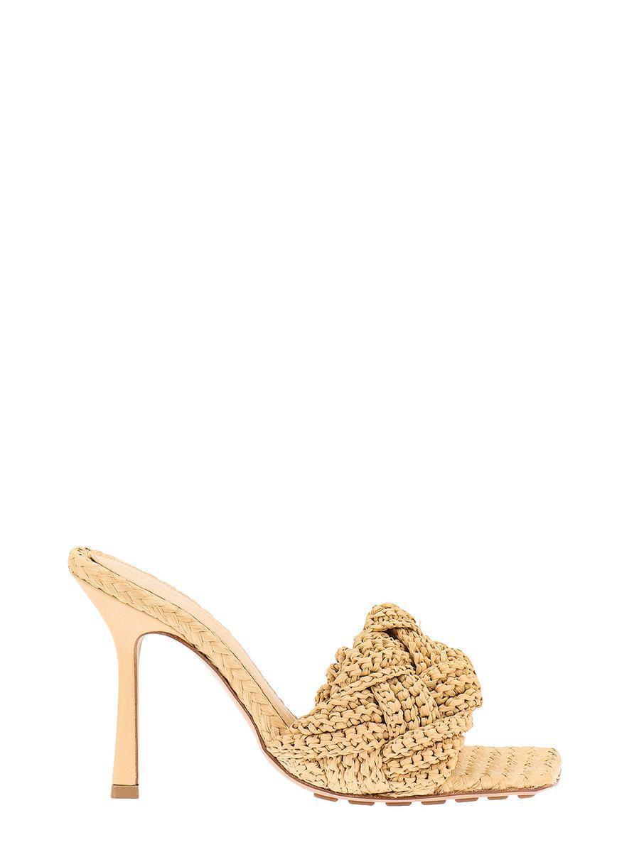 BOTTEGA VENETA Lido Sandals In Dog Sugar Product Image