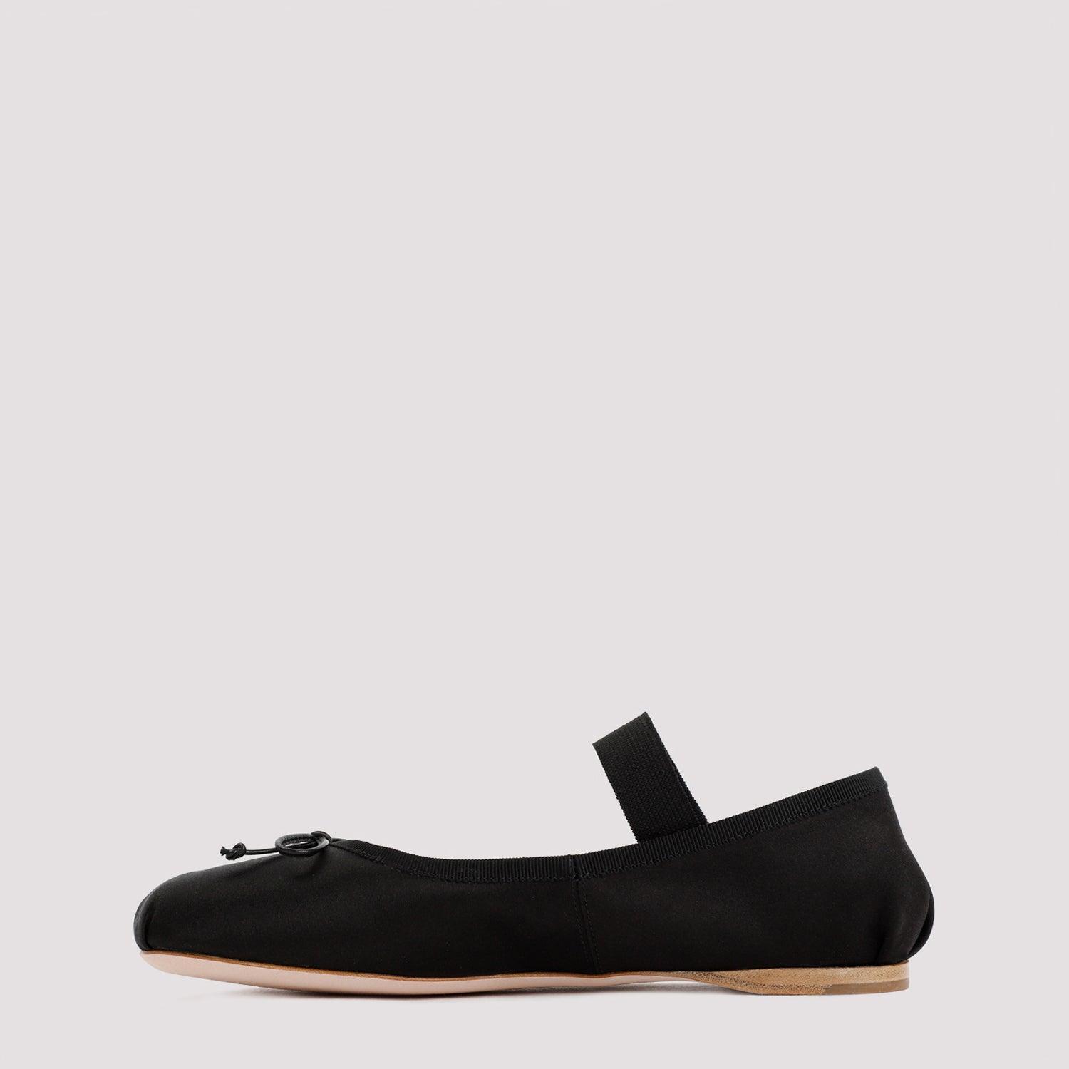 logo-strap ballerina shoes Product Image