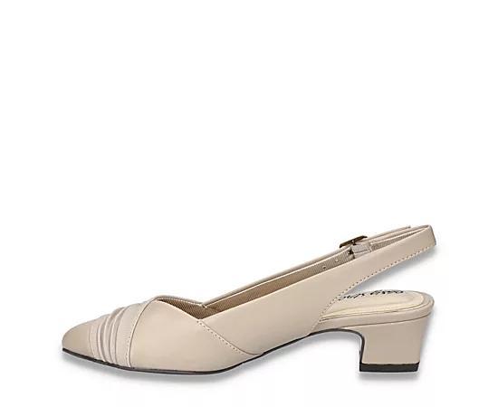 Bates by Easy Street Women's Slingback Pumps, Size: 10, Brown Product Image