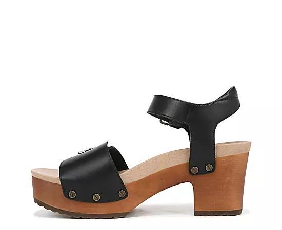 Dr. Scholl's Original Love Women's Heeled Sandals, Size: 10, Black Product Image