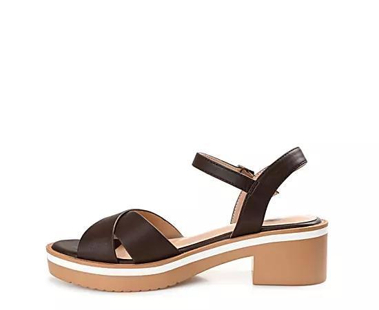 Journee Hilaree Women's Heeled Sandals, Size: 9.5, Brown Product Image