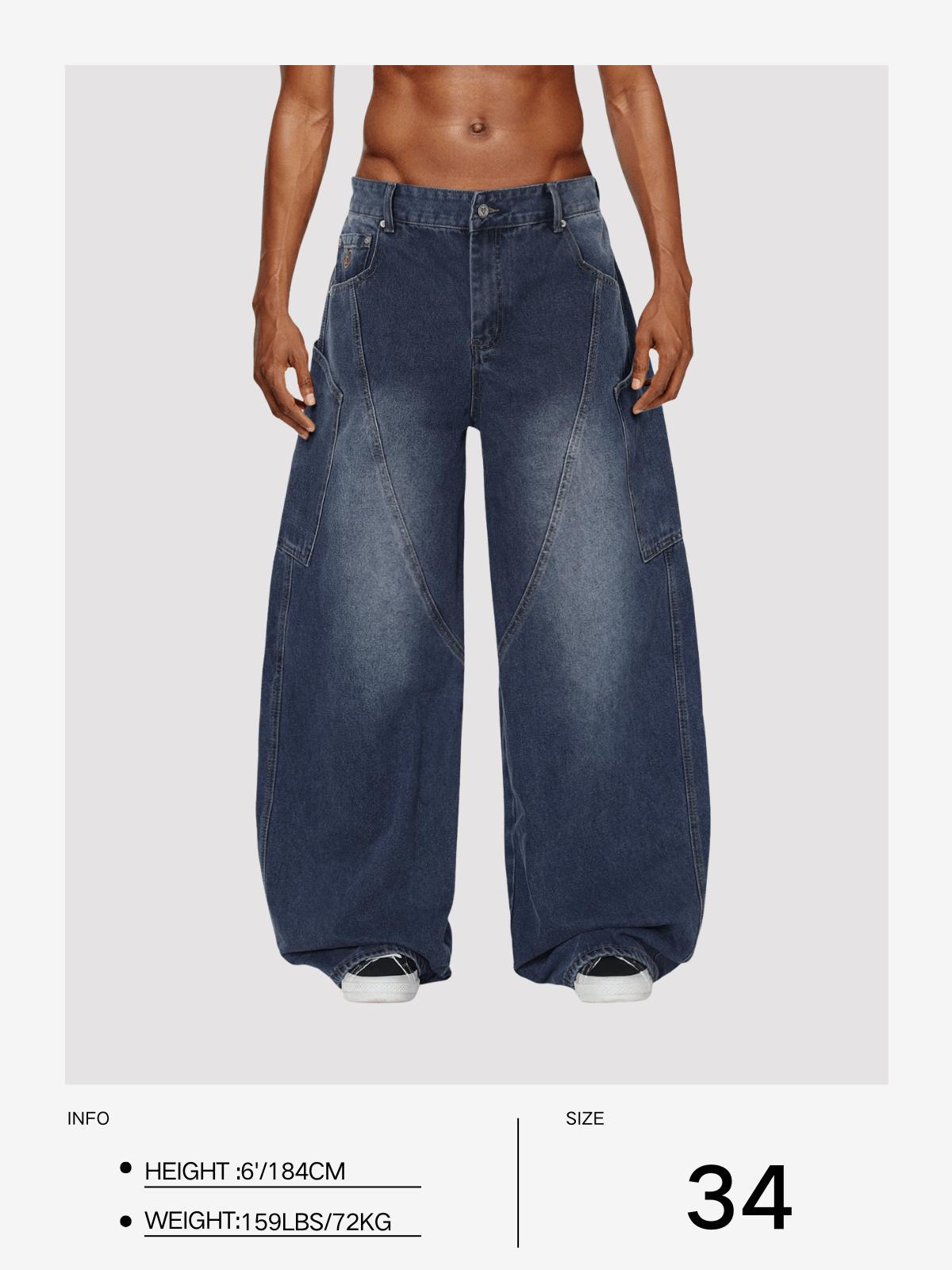 Aelfric Eden Super Baggy Barrel Jeans Product Image